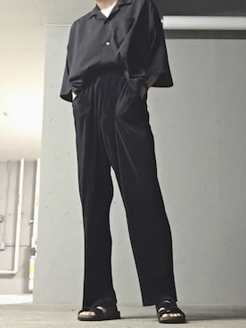 「EDWIN（エドウィン）のアイテム（サンダル）」を使った、　やんさん（メンズ・177cm）の夏コーディネート