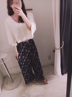 「one after another NICE CLAUP（ワンアフターアナザーナイスクラップ）のアイテム（パンプス）」を使った、mi-chanさん（レディース・159cm）の春コーディネート