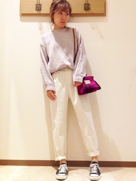 ikka HEAD OFFICE Women'sさん（レディース・158cm）の秋コーディネート