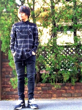 松浦正太郎/俳優さん(メンズ・163cm)の冬コーディネート