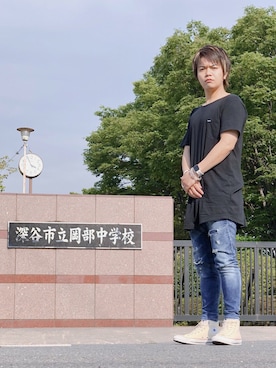 松浦正太郎/俳優さん(メンズ・163cm)の春コーディネート