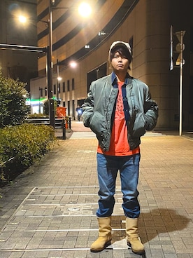 「b15」｜松浦正太郎/俳優さん（メンズ・163cm）の冬コーディネート
