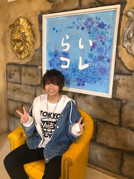 「GRL（グレイル）のアイテム（ジャケット/アウター）」を使った、松浦正太郎/俳優さん（メンズ・163cm）の春コーディネート
