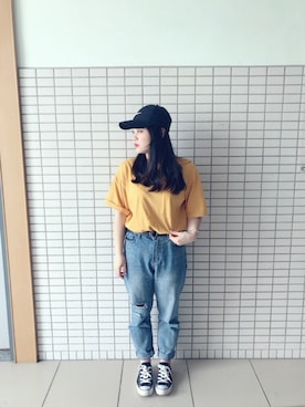 「芥末黃」｜Bettyさん（レディース・153cm）の春コーディネート