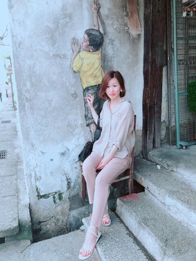 「3CE（3CE）のアイテム」を使った、Miranda.Hさん（レディース・163cm）の夏コーディネート