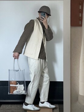 Yaeca ヤエカ のソックス 靴下を使ったメンズ人気ファッションコーディネート Wear