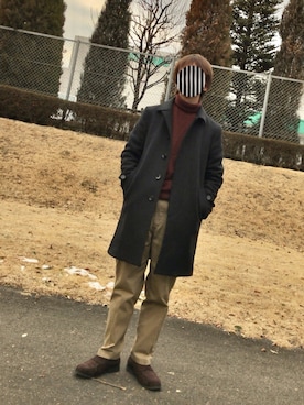 「Journal Standard TRISECT（トライセクト）のアイテム（ジャケット/アウター）」を使った、PETRUCCIさん（メンズ・160cm）の冬コーディネート