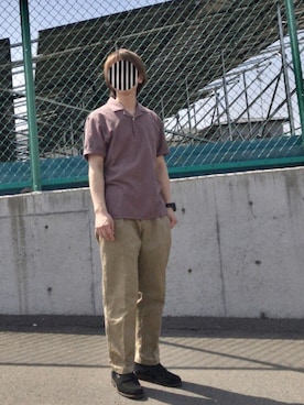 「417 EDIFICE（フォーワンセブンエディフィス）のアイテム（ローファー）」を使った、PETRUCCIさん（メンズ・160cm）の春コーディネート