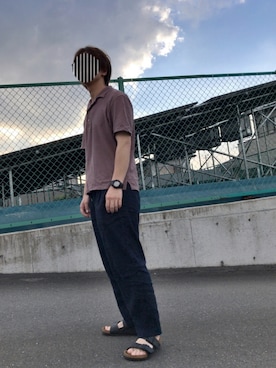 「10月なのに」｜PETRUCCIさん（メンズ・160cm）の秋コーディネート