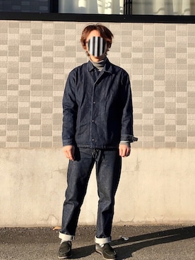 「417 EDIFICE（フォーワンセブンエディフィス）のアイテム（シューズ）」を使った、PETRUCCIさん（メンズ・160cm）の秋コーディネート