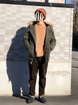 「417 EDIFICE（フォーワンセブンエディフィス）のアイテム（シューズ）」を使った、PETRUCCIさん（メンズ・160cm）の冬コーディネート