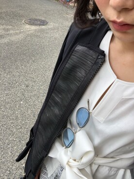 「GIVENCHY（ジバンシイ）のアイテム（ジャケット/アウター）」を使った、chillさん（レディース・151cm）の春コーディネート