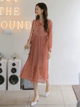 「withipun（ウィズイプン）のアイテム（ワンピース/ドレス）」を使った、WithipunJpさん（レディース・163cm）の春コーディネート