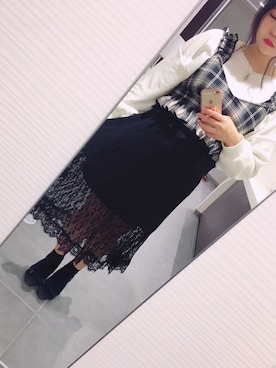 「nice claup」｜「アイテム（アンサンブル）」を使った、かえたんさん（レディース・158cm）の秋コーディネート