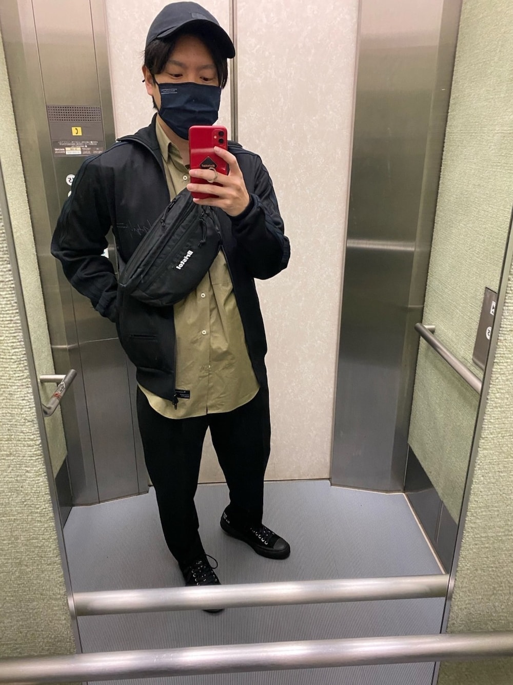 オニツカタイガー CAP BLACK Onitsuka Tiger(オニツカタイガー)の「CAP(キャップ)」 - WEAR