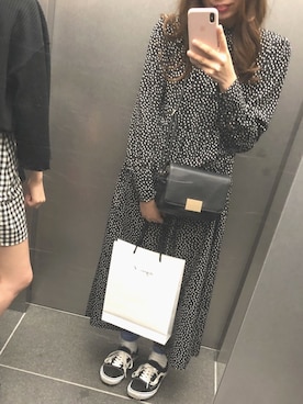 「kaene（カエン）のアイテム」を使った、kaedeさん（レディース・160cm）の春コーディネート