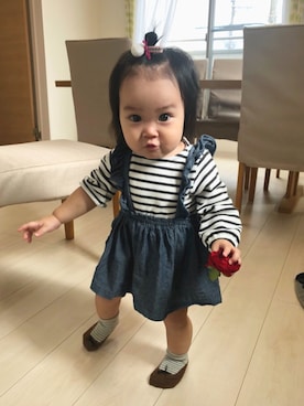 hanarinさん（キッズ・90cm）の秋コーディネート