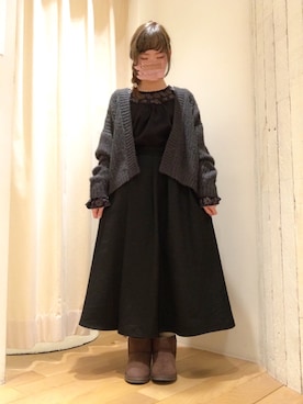 クロダ🌿さん(レディース・153cm)の冬コーディネート