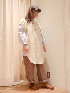 クロダ🌿さん（レディース・153cm）の春コーディネート