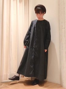 ツハルバイサマンサモスモス ロングワンピース レース ピンタック ゆったり TSUHARU by Samansa Mos2（ツハルバイサマンサモスモス）の