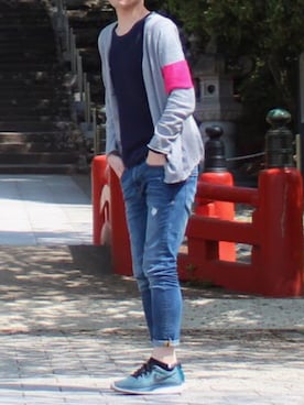 「GAP（ギャップ）のアイテム（ブルゾン）」を使った、itsukiさん（メンズ・172cm）の春コーディネート