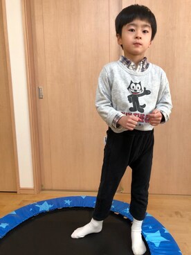 「アイテム（シャツ/ブラウス）」を使った、YUKI☆さん（キッズ・110cm）の春コーディネート