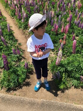 「こどもの日」｜「アイテム（ソックス/靴下）」を使った、YUKI☆さん（キッズ・110cm）の春コーディネート