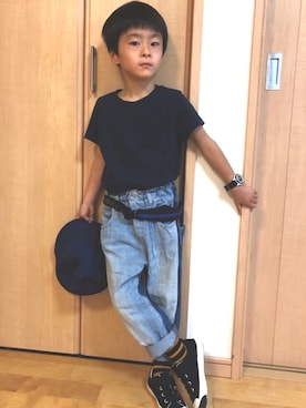「CITIZEN（シチズン）のアイテム」を使った、YUKI☆さん（キッズ・110cm）の夏コーディネート