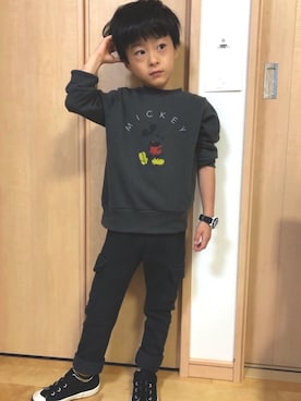 「CITIZEN（シチズン）のアイテム」を使った、YUKI☆さん（キッズ・110cm）の秋コーディネート