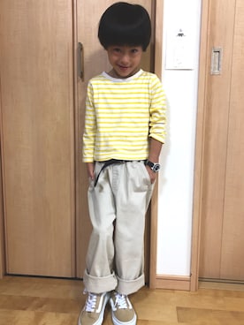 「CITIZEN（シチズン）のアイテム」を使った、YUKI☆さん（キッズ・110cm）の秋コーディネート