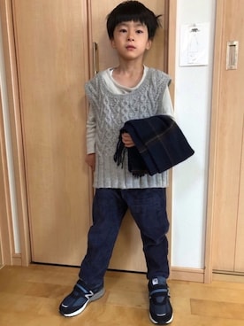 「JOURNAL STANDARD（ジャーナルスタンダード）のアイテム（ファッション雑貨）」を使った、YUKI☆さん（キッズ・110cm）の秋コーディネート