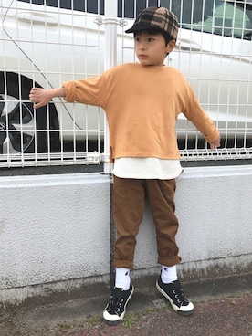 YUKI☆さん（キッズ・110cm）の春コーディネート