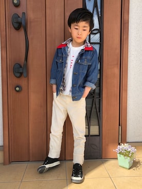 YUKI☆さん（キッズ・110cm）の春コーディネート