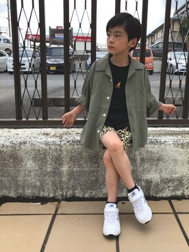 YUKI☆さん（キッズ・110cm）の夏コーディネート