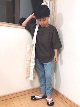 YUKI☆さん（キッズ・120cm）の夏コーディネート