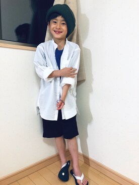 「JOURNAL STANDARD（ジャーナルスタンダード）のアイテム」を使った、YUKI☆さん（キッズ・120cm）の夏コーディネート