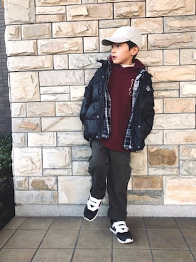 YUKI☆さん（キッズ・120cm）の冬コーディネート