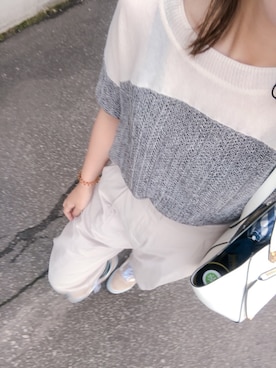 「relacher（ルラシェ）のアイテム」を使った、yu-maさん（レディース・161cm）の夏コーディネート