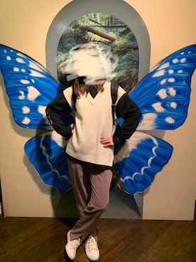 「AAA（トリプルエー）のアイテム（トップス）」を使った、yu-maさん（レディース・161cm）の秋コーディネート