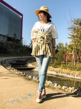 Naughty Dog KOYAさん（レディース・162cm）の春コーディネート