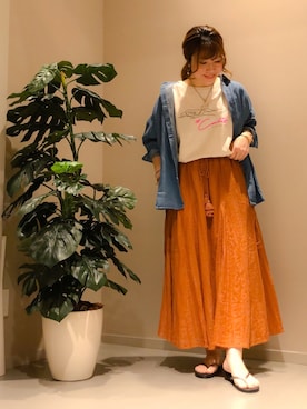 「ノーティードッグ」｜Naughty Dog KOYAさん（レディース・162cm）の春コーディネート