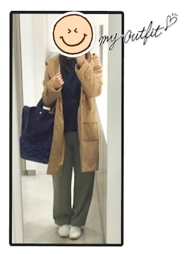 「PATTERN（パターン）のアイテム」を使った、aiさん（レディース・155cm）の冬コーディネート