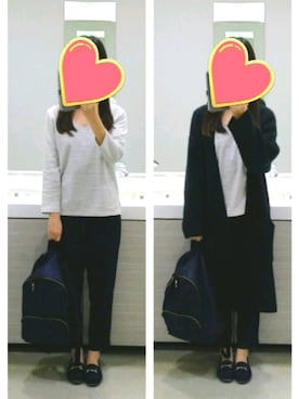 「SLOBE IENA（スローブイエナ）のアイテム（バックパック/リュック）」を使った、aiさん（レディース・155cm）の冬コーディネート