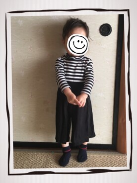 「present（プレゼント）のアイテム（パンツ）」を使った、hina...taiyou  ➳♡゛さん（キッズ・90cm）の春コーディネート