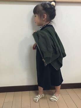 「present（プレゼント）のアイテム（ジャケット/アウター）」を使った、hina...taiyou  ➳♡゛さん（キッズ・80cm）の秋コーディネート