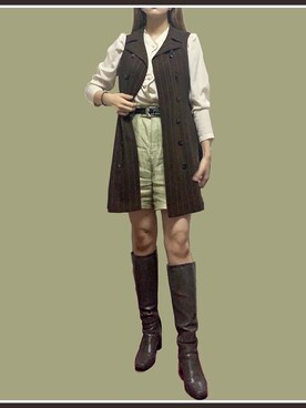 「nice claup」｜manamiさん（レディース・168cm・10代）の秋コーディネート