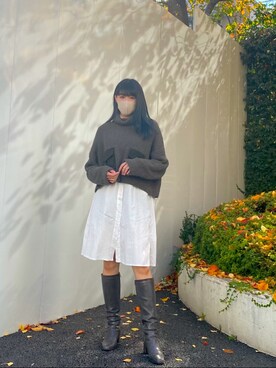 「nice claup」｜manamiさん（レディース・168cm・10代）の秋コーディネート
