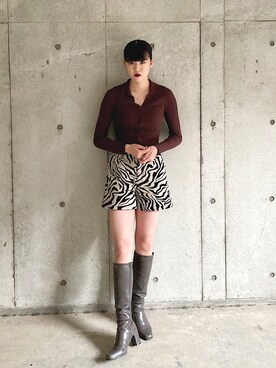 「nice claup」｜manamiさん（レディース・168cm・10代）の冬コーディネート
