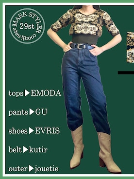 まなみさん（レディース・168cm）の冬コーディネート