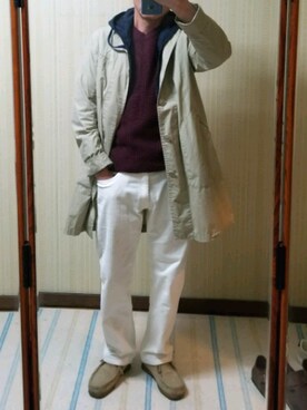 「HANES（ヘインズ）のアイテム（パンツ）」を使った、KT3さん（メンズ・170cm）の秋コーディネート